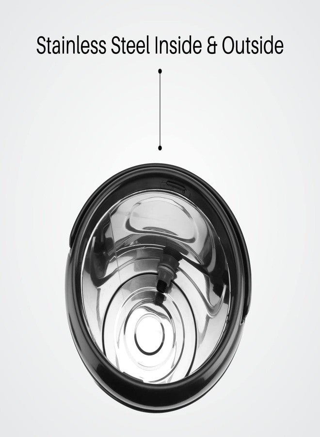 JSI إبريق ماء/شاي معزول من الفولاذ المقاوم للصدأ من JSI، سعة 3 لترات، مزود بمقبض سهل الحمل، صنبور مانع للتسرب، موزع مياه ساخنة وباردة، مناسب للمكتب والمنزل والمطبخ، يحافظ على المشروبات طازجة، إبريق ماء للسفر - Image 4